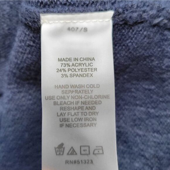 VINCE CAMUTO Mock Neck Fair Isle Sweater Multicolor Size S - Picture 9 of 9